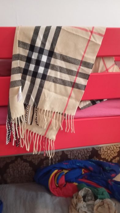 Szalik burbery 100% kaszmir