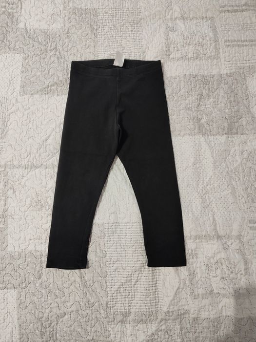 Bawełniane spodnie legginsy H&M dziewczynka 92