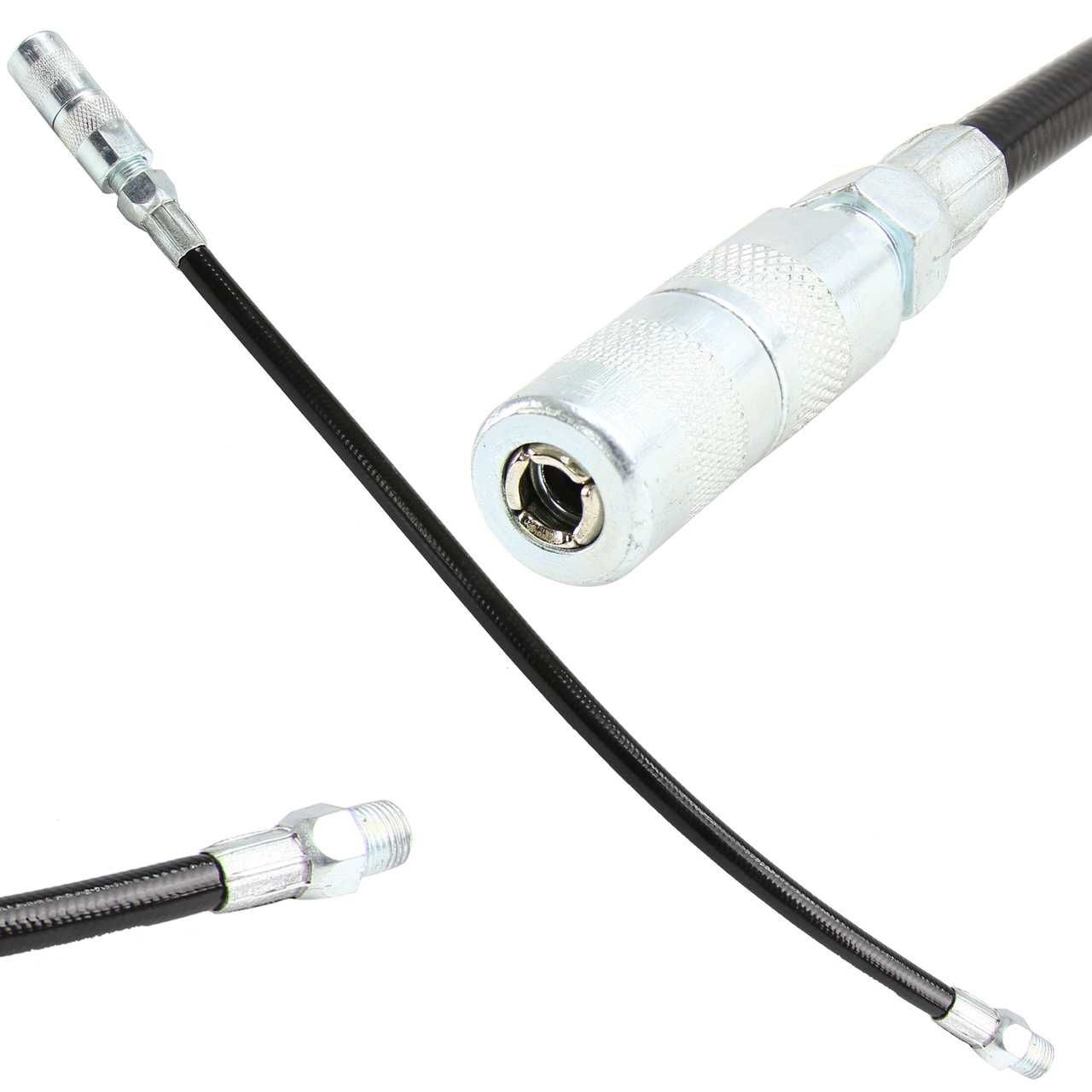 Wężyk do smarownicy 36cm z końcówką