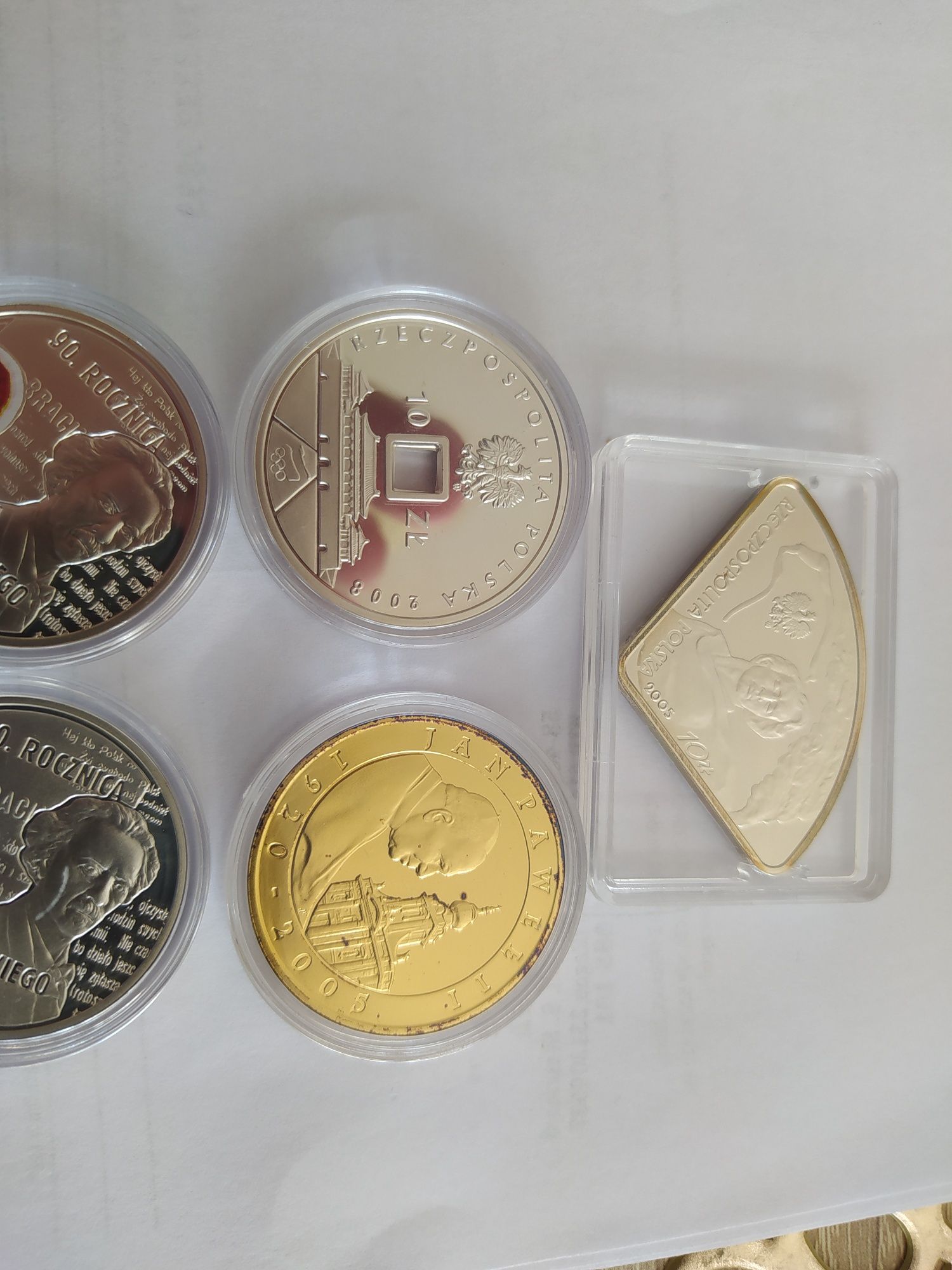 10 złotych srebro 70 złotych szt.