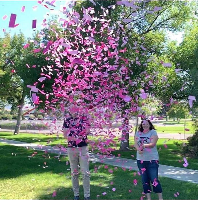 Хлопавка для гендер паті (хлопушка) — синя або рожева