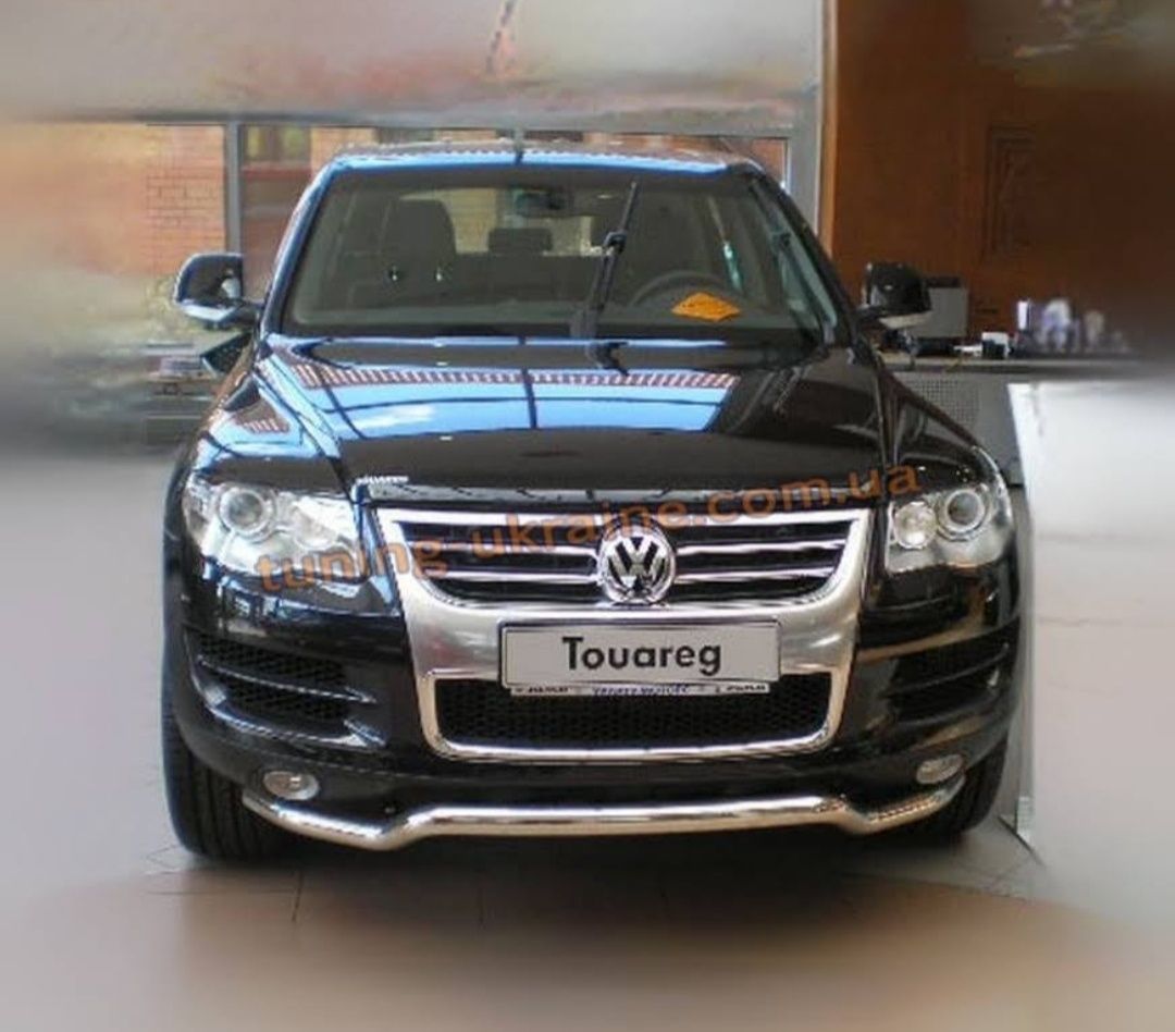 Защита переднего бампера труба изогнутая для VOLKSWAGEN TOUAREG 2003-2