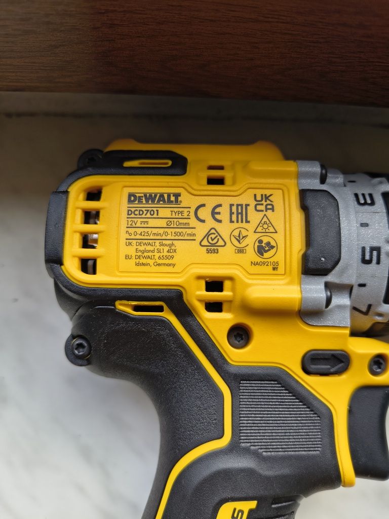 Wkrętarka DeWalt dcd701 12v nowa oryginał