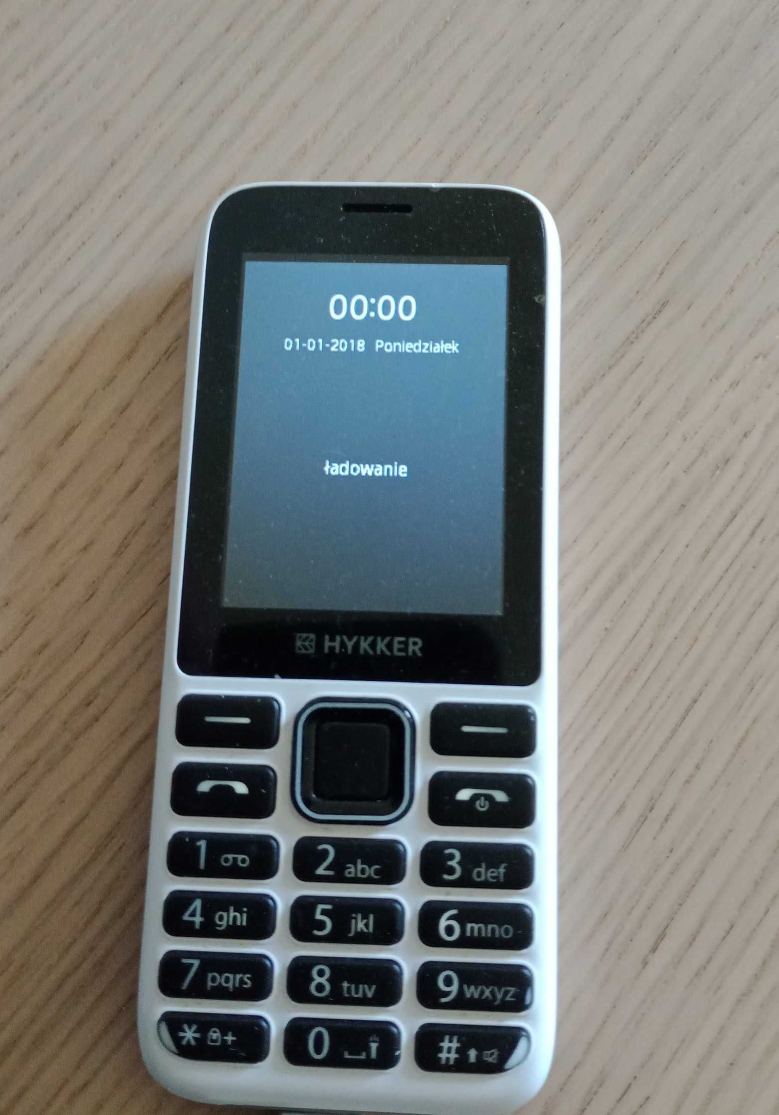Sprawny telefon nie smartfon Hykker Elegant II 2 dla seniora