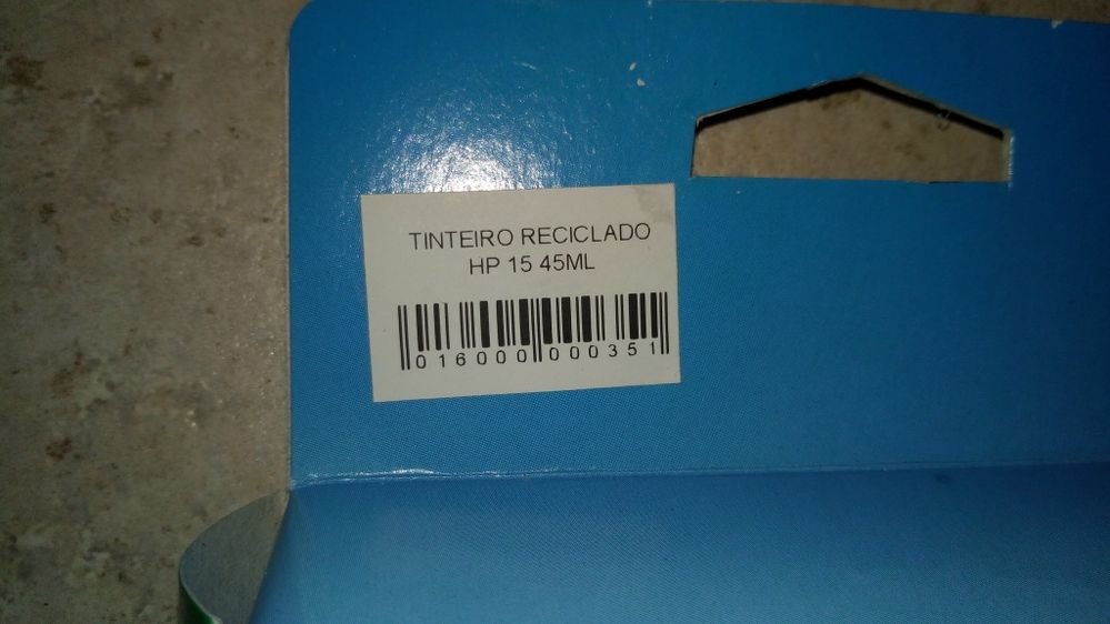 2 Tinteiros preto hp 15, vazios