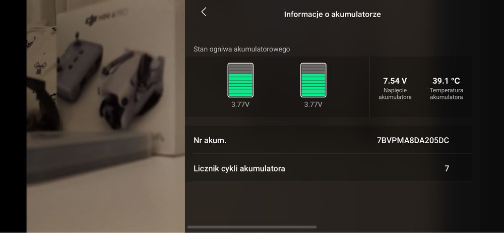 Mini 4 Pro, jak nowy, baterie 2 i 7 cykli, care do sierpnia, filtry