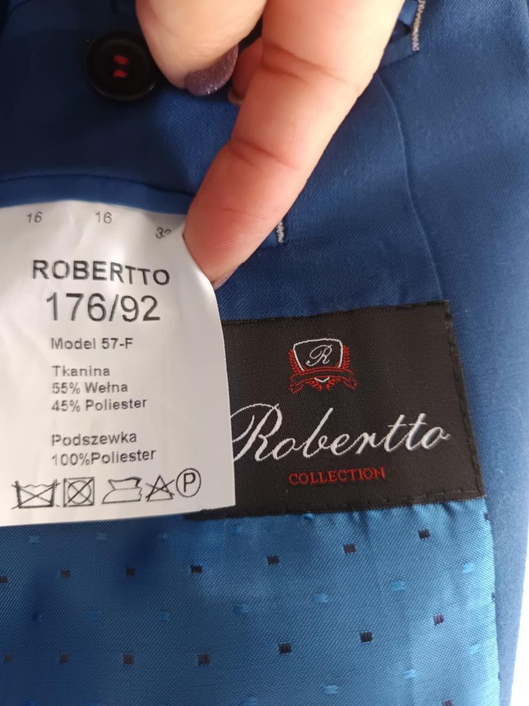 Marynarka niebieska męska Roberto, r..L