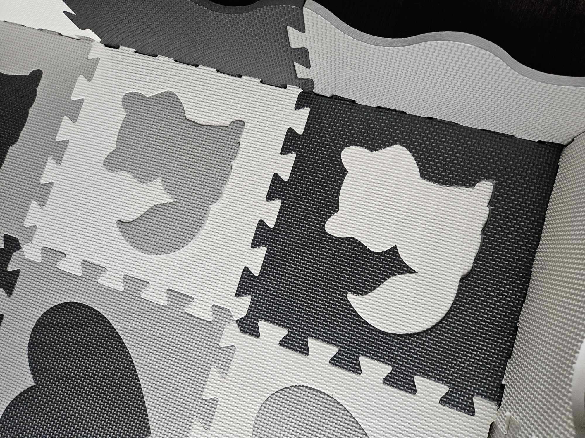 Duża mata edukacyjna piankowa kojec puzzle dla dzieci XXL