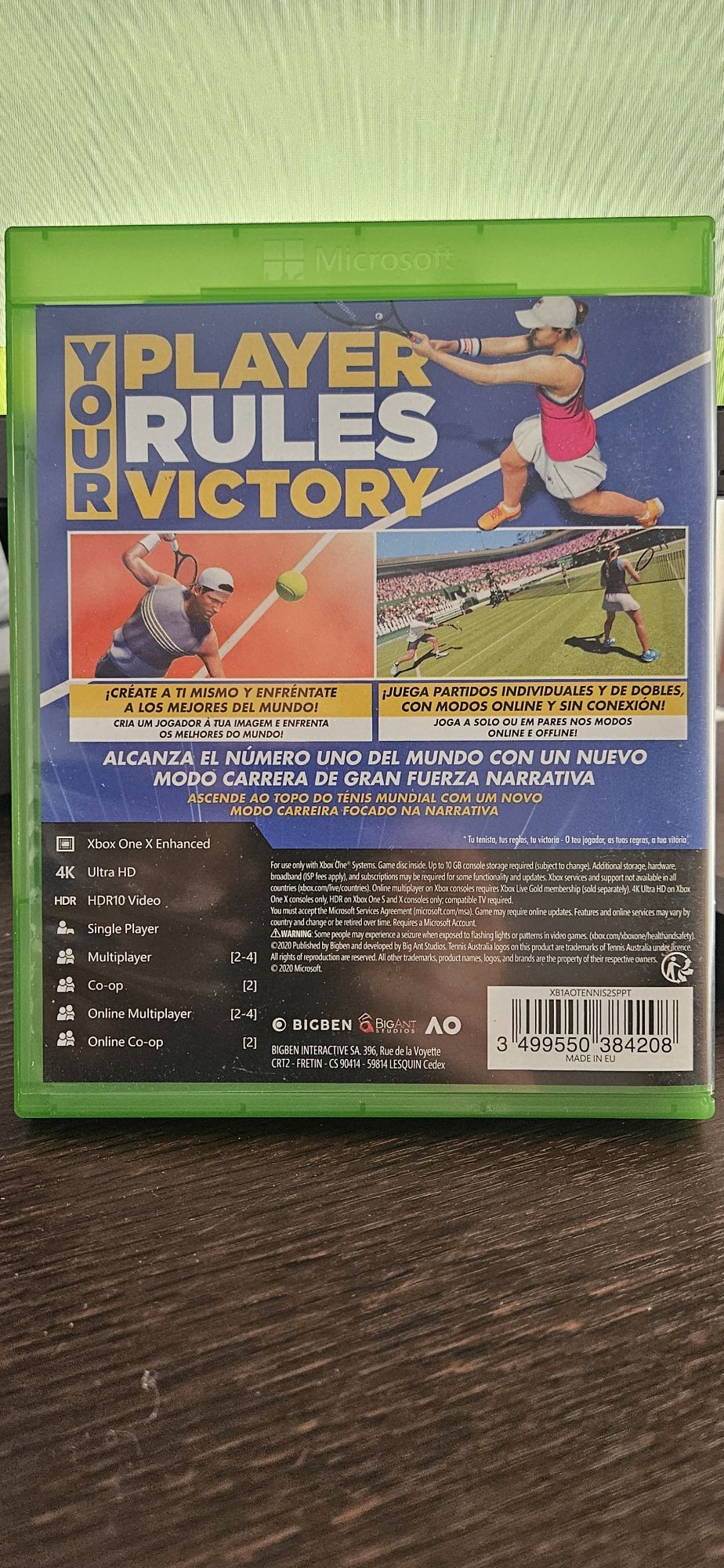AO Tennis 2 Xbox one  rigorosamente novo