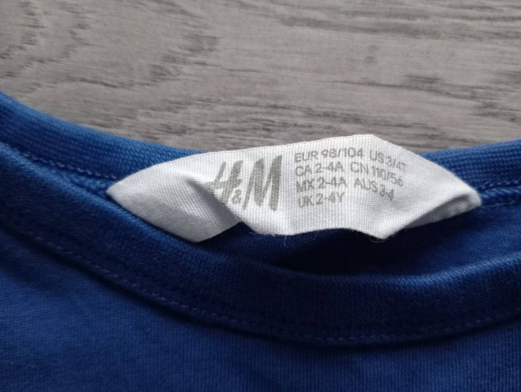 T-shirt chłopięcy H&M rozmiar 98/104