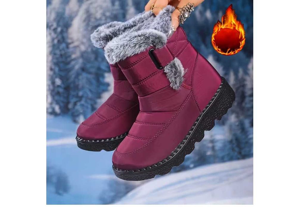 damskie buty zimowe ocieplane nowe/fuksja/40-41