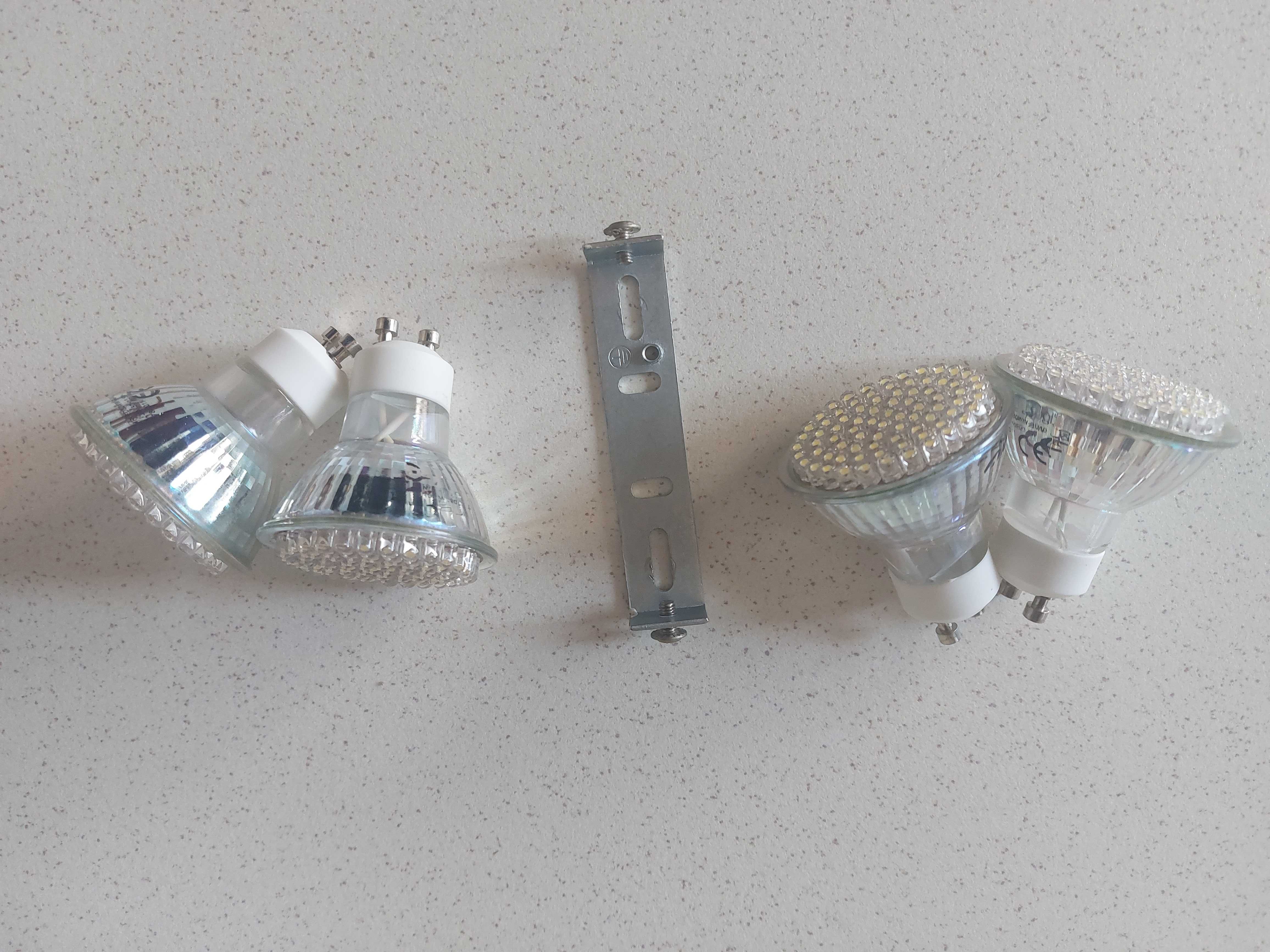 Lampa sufitowa z łamanym ramieniem na żarówki LED - kpl.