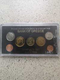 Набор монет Греции 32a 1992 года драхм UNC!