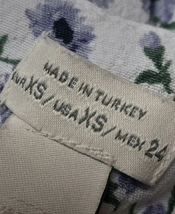 Krótka spódniczka mini w kwiatki | 100% wiskoza | wysyłka w 24h