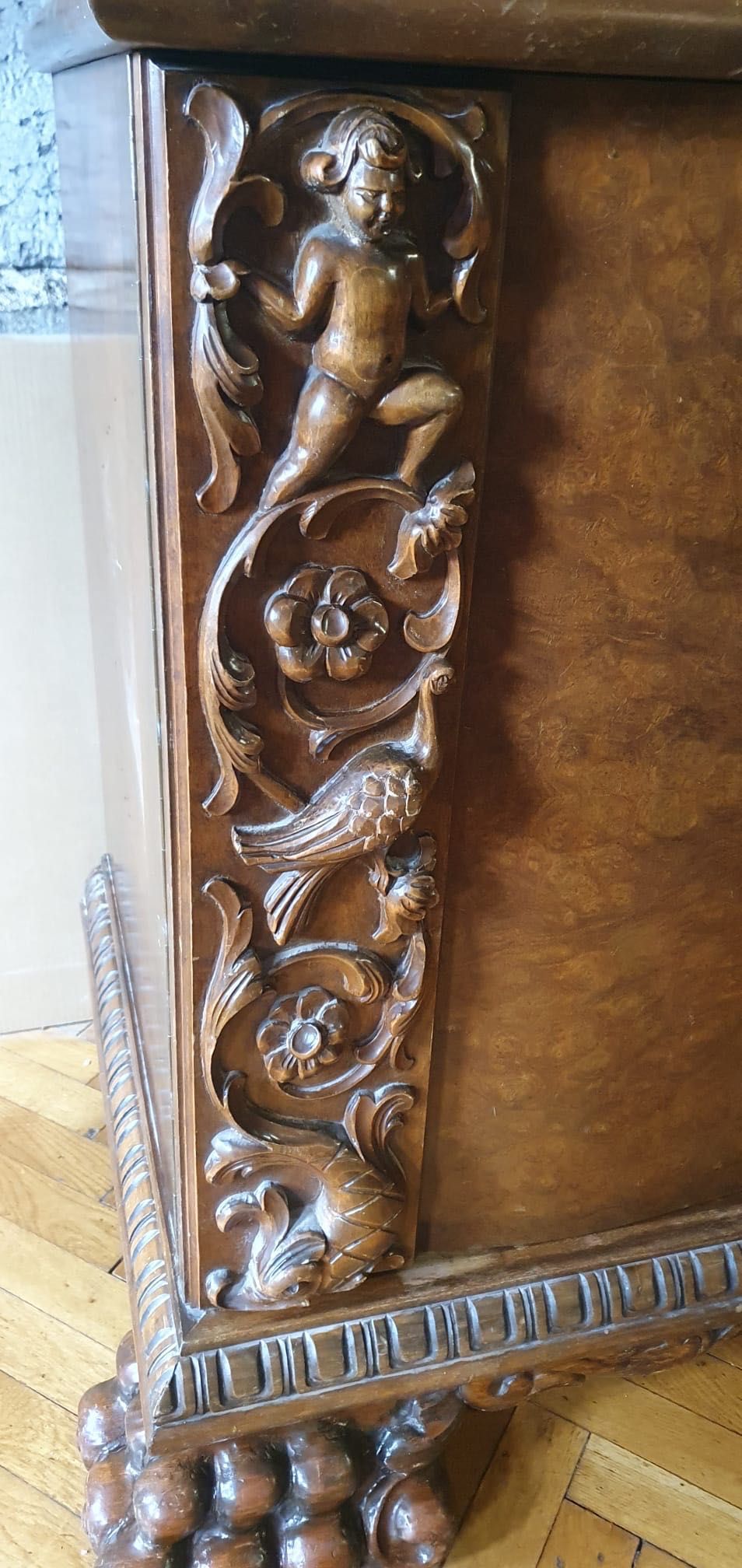 Komoda holenderska z litego drewna