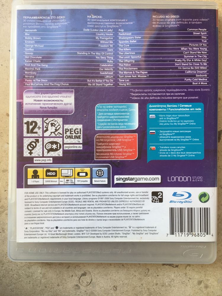 Singstar para playstation
