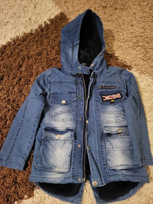 Джинсова тепла куртка