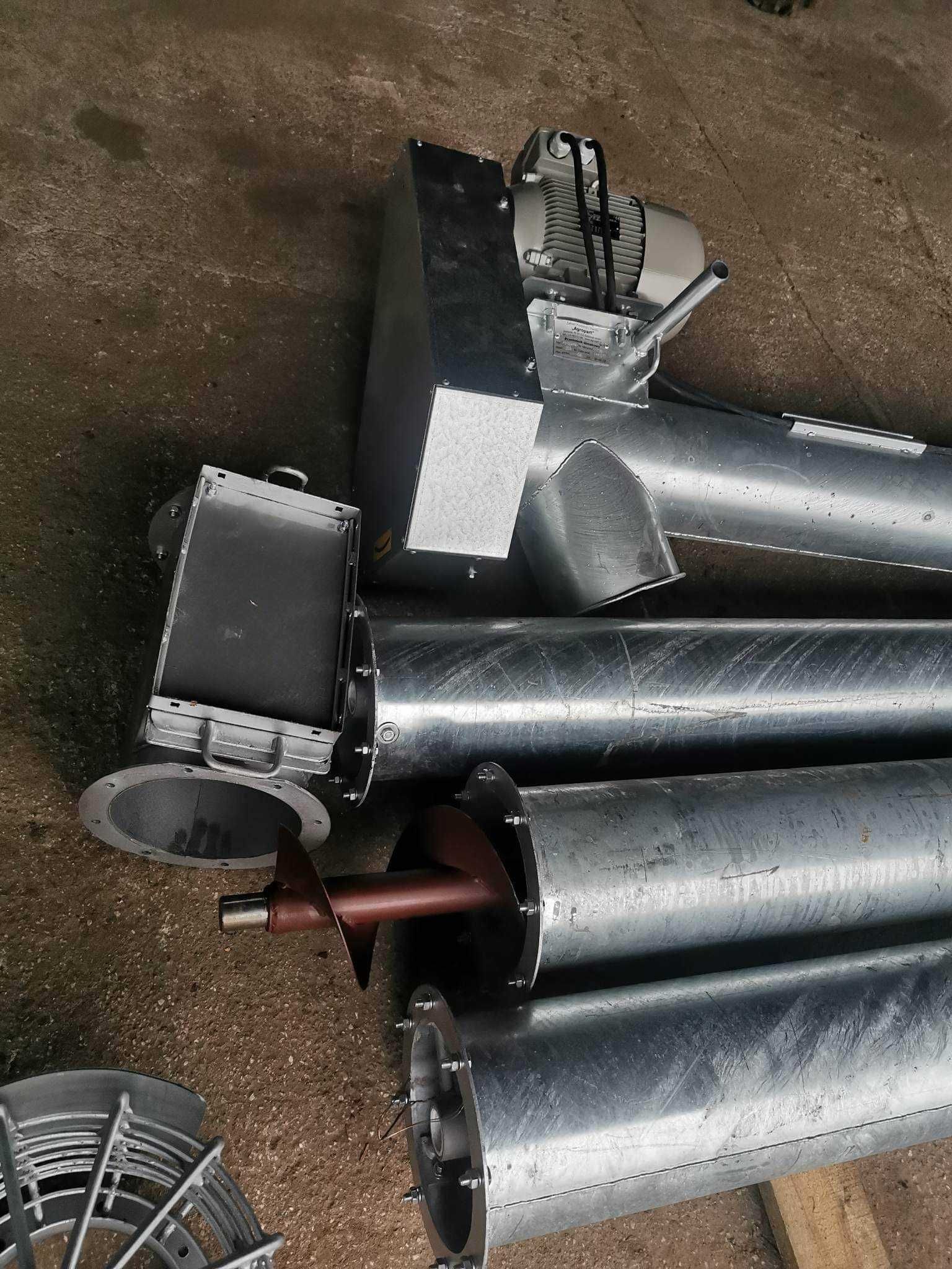 Tulejkowana nowa rura ocynk segment przedłużający żmijka nowe