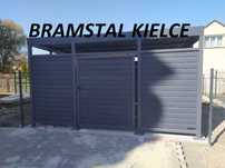 Wiata śmietnikowa Kielce Producent BRAMSTAL