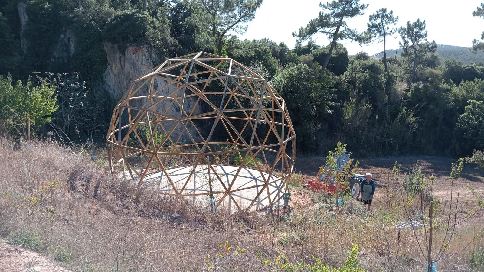 Dome Geodésica, vende-se estrutura 6 m de diâmetro 4.40 m de altura