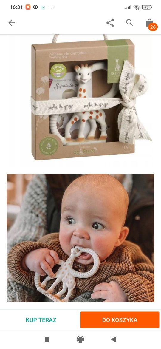 Gryzak Sophie De La Girafe