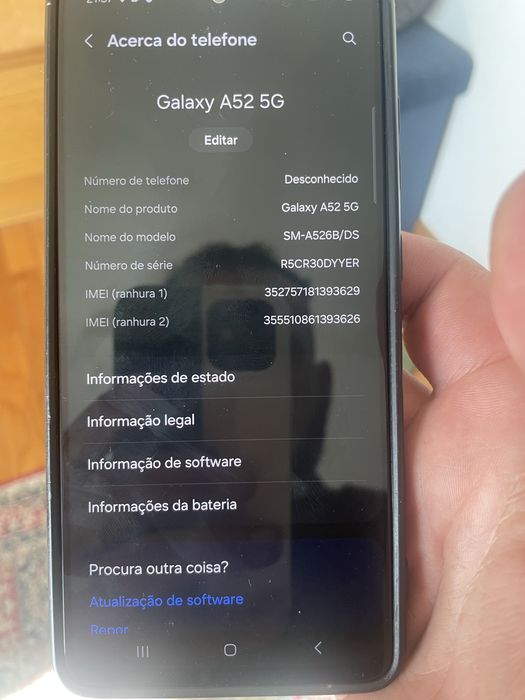 Samsung galaxy A52 5g 128 g