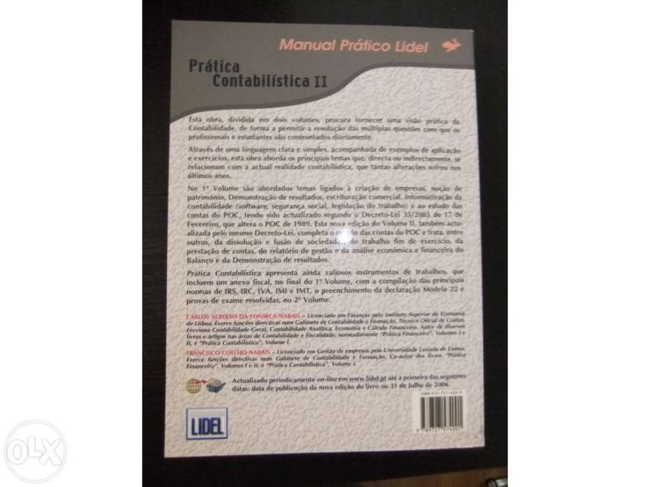 Prática contabilística 2 - carlos e francisco nabais