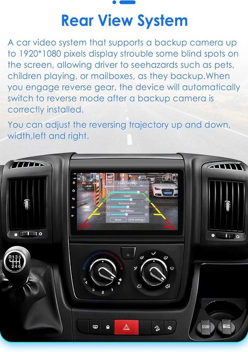 Radio samochodowe system Android 13 9-calowy 8rdzeniowy ekran dotykowy