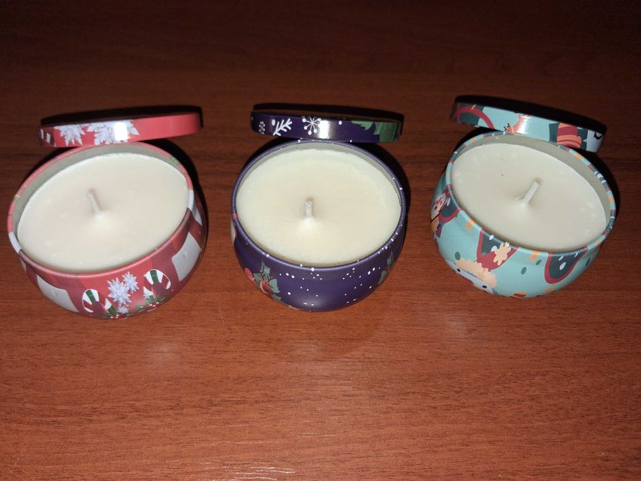 Zestaw 6 świątecznych świec