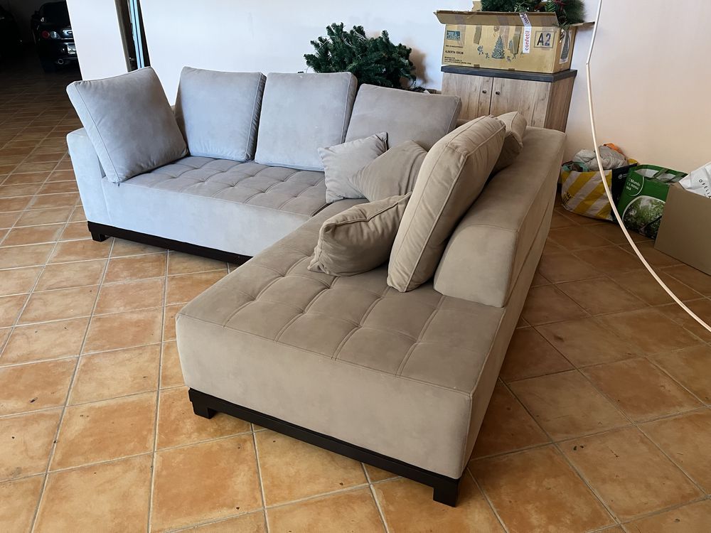 Sofa antigato com chaise