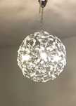 Lampa wisząca kula zdobiona kryształami