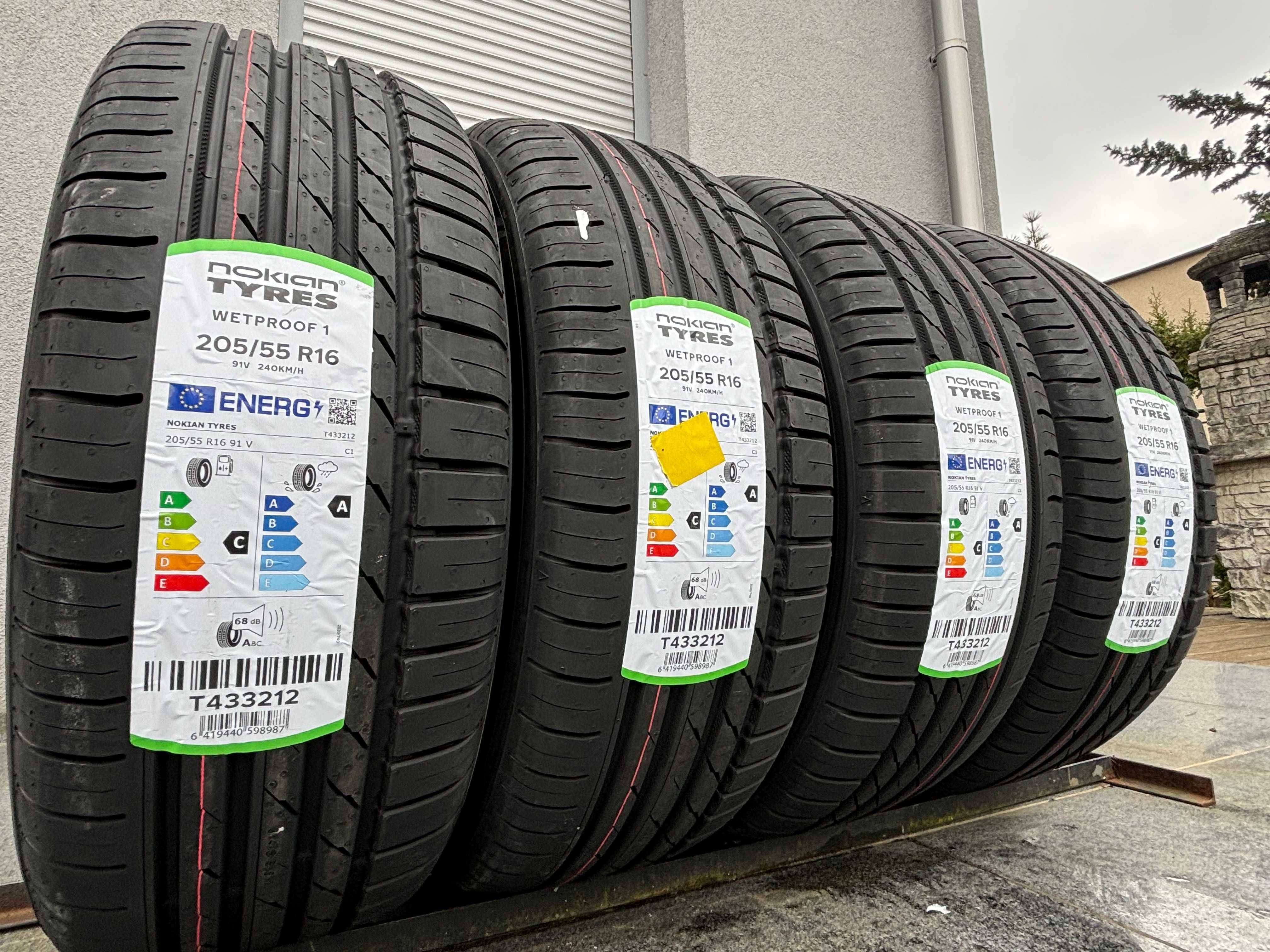 Letnie 205/55R16 Nokian WetProof1 prod. 2023r 91V C,A,68db gwaran