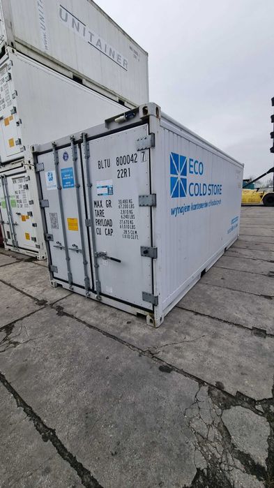 Chłodnia 6 metrów mroźnia kontener chłodniczy 20' RF używany