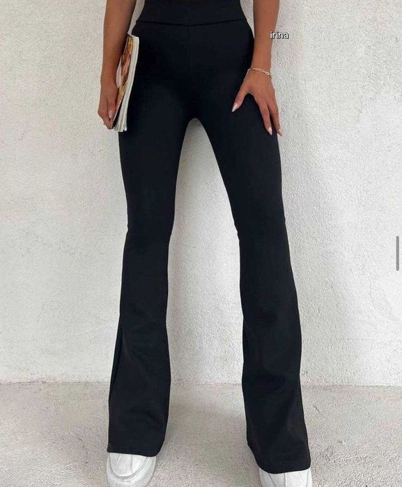 Жіночі трикотажні теплі термо лосіни на флісі термолосини на зиму