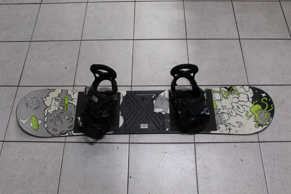 Deska Snowboard BURTON LTR 125 cm + Wiązania BURTON