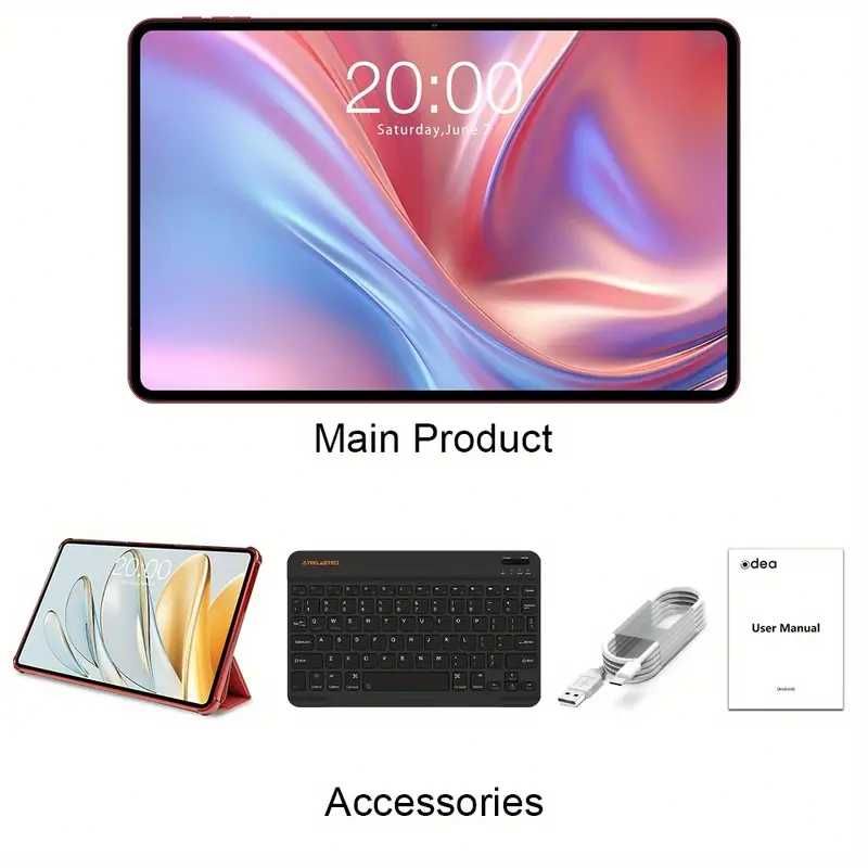 Планшет Teclast T60 AI 12" 2K / Android 15 / 10+128 ГБ / 90 Гц