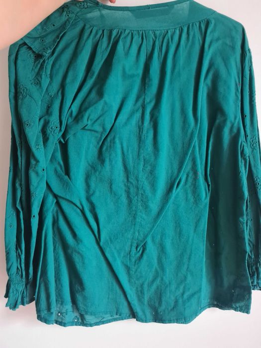 Blusa Zara Verde Nova