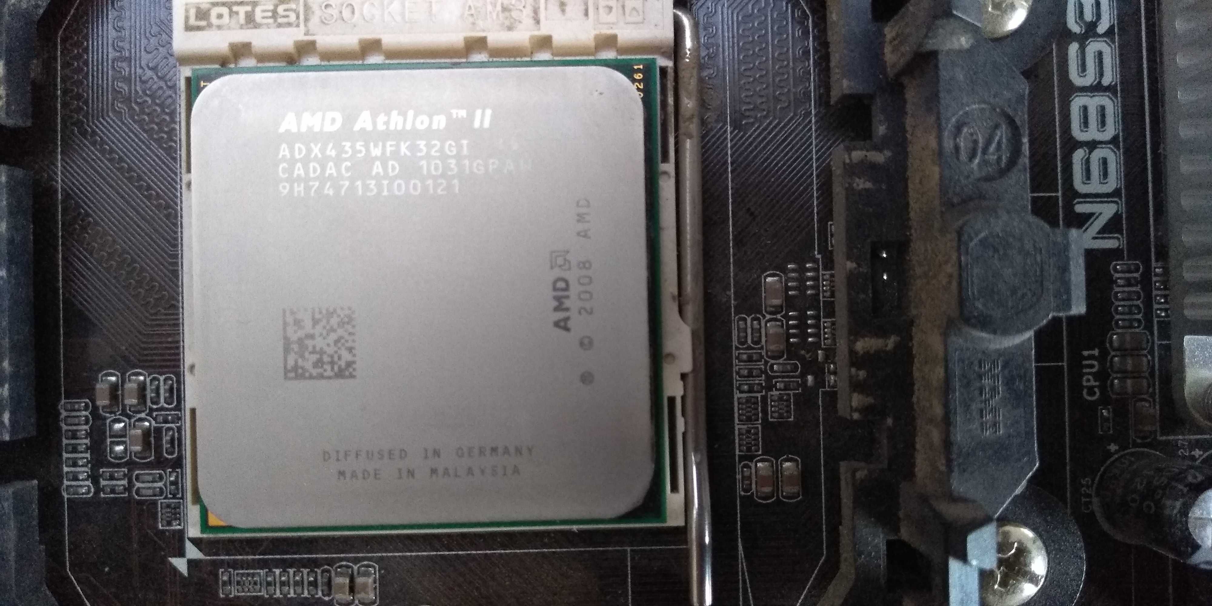 Материнська плата Biostar N68S3B + процесор AMD Athlon 64 X2