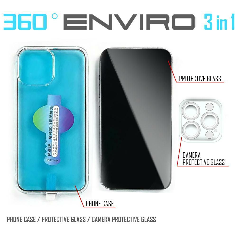 Etui 360° Szkło Lcd I Aparat Do Iphone 12 Pro Max Przezroczyste