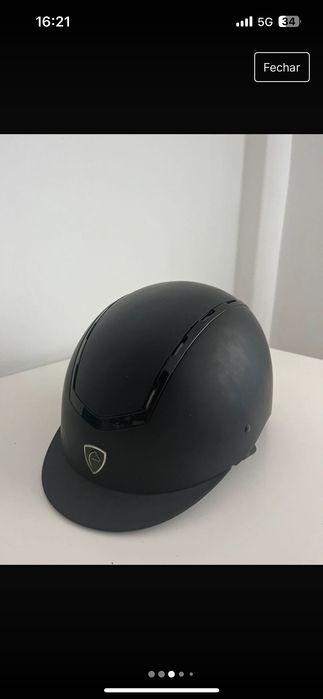 Toque equitheme preto