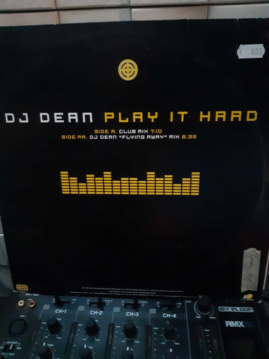 płyta winylowa maxi DJ Dean – Play It Hard  hard trance (club mix)