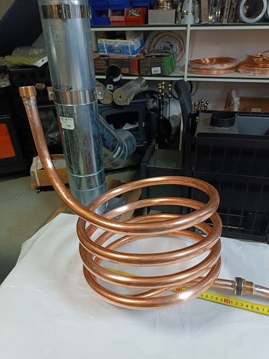 Комплект, дистиллятор, охладитель, змеевик, трубка медная ф19.05мм