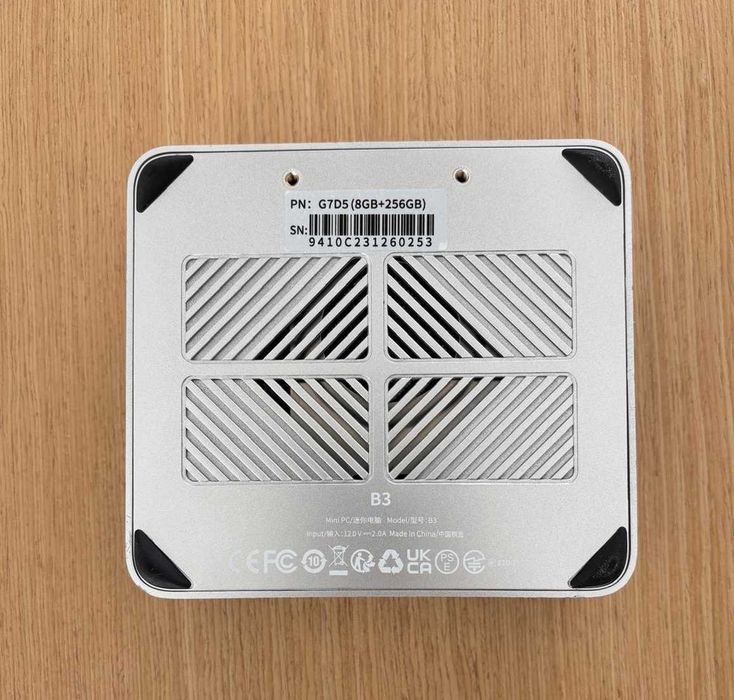 Mini PC 256GB Disco 8GB Memoria Jasper Lake N5095 (2,9 GHz)