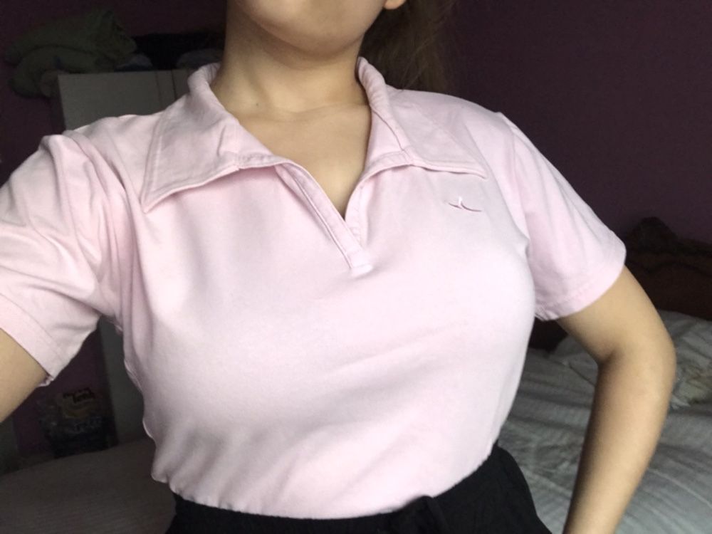 Polo de mulher rosa