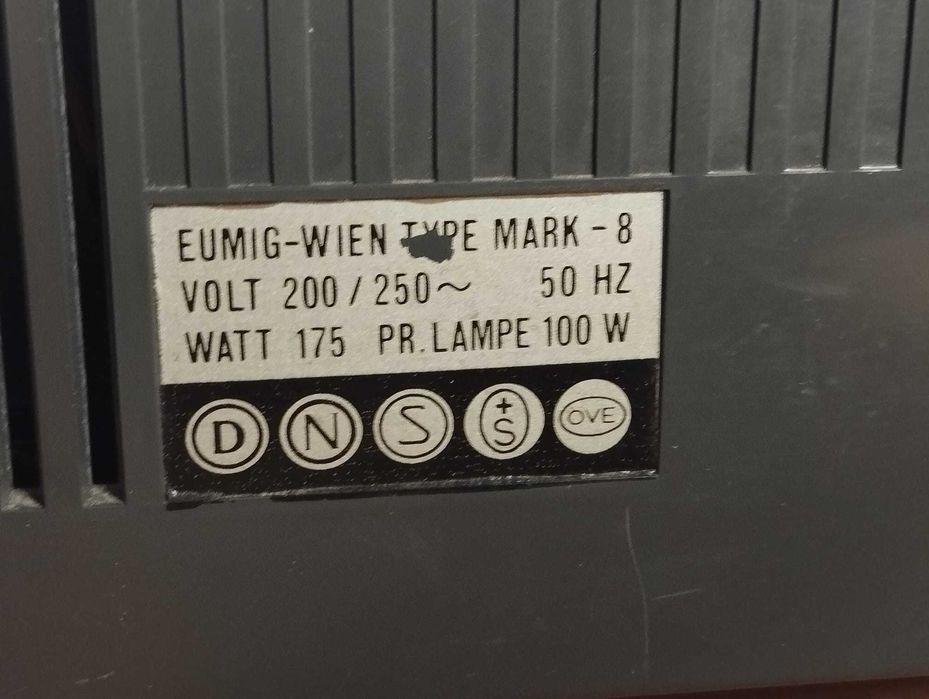 Projector Eumig Mark 8 Super 8mm