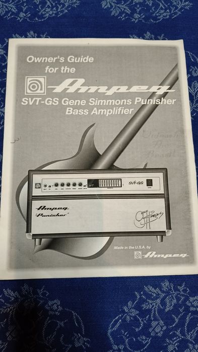 Ampeg svt-gs  gene Simmons raríssimo (Kiss) model