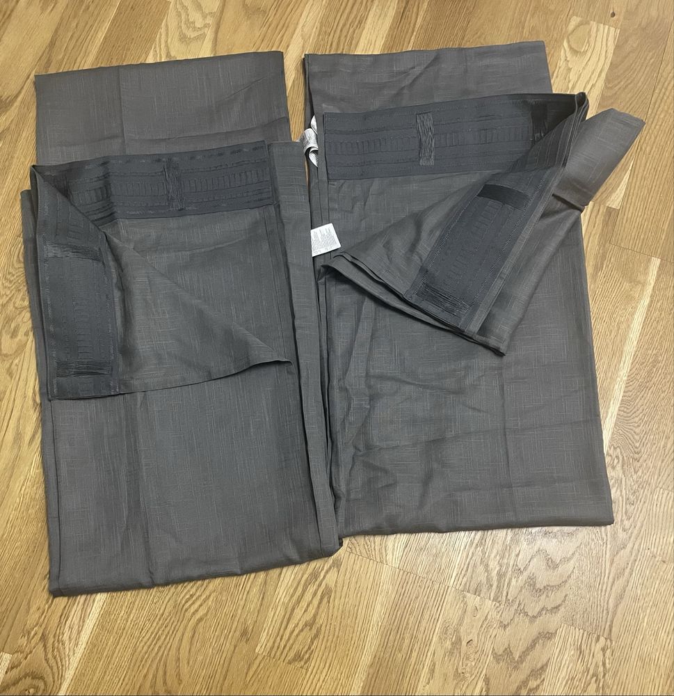 Zasłony okienne 135 x 254 cm NOWE - 2 sztuki