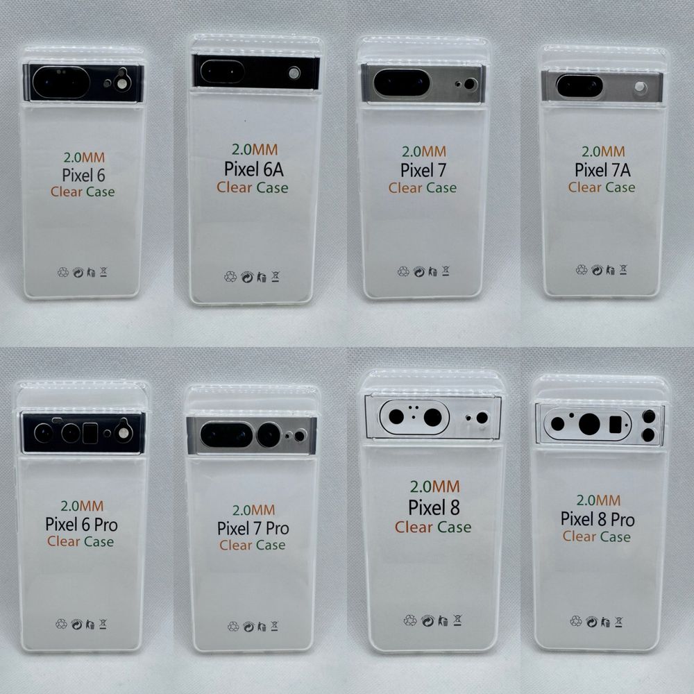 Чехол противоударный Google pixel 6 7 8 A Pro силиконовый защита камер