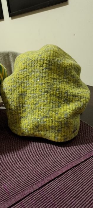 Czapka Monnari nowa limonkowa