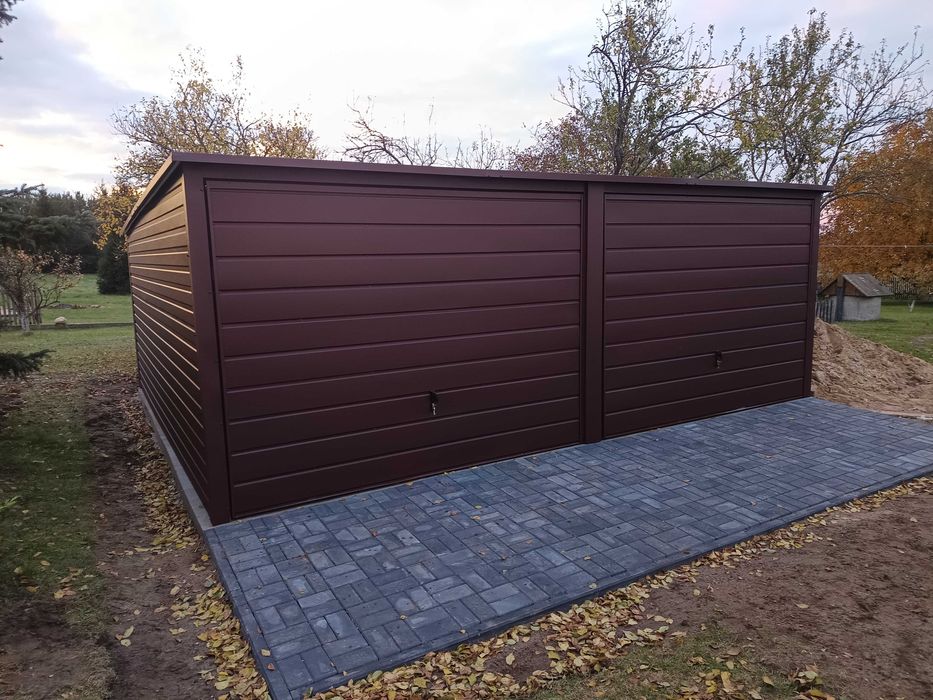 Garaże blaszane garaż blaszany 6x5 7x5 6x6 wiata blaszana profil kolor